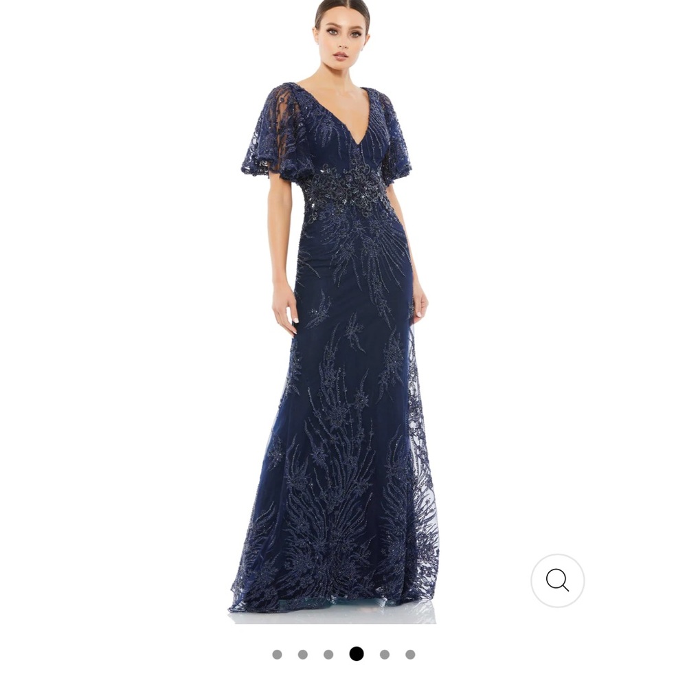 MAC DUGGAL Vintage Flutter Sleeve evening Gown NWT sz 12